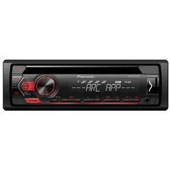 ضبط پایونیر مدل Pioneer DEH-S1250UB با گارانتی اصلی - فروشگاه لوازم صوتی و تصویری آدیو استار