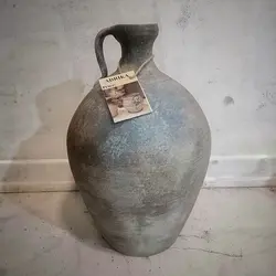 کوزه سفالی پتینه شده هفت رنگ میبد خاص