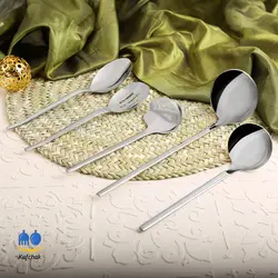 سرویس قاشق چنگال ATC - مدل آکسفورد - استیل براق