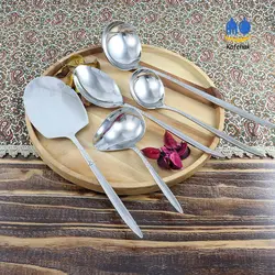 سرویس قاشق چنگال 143 پارچه SG - مدل 33shine - استیل براق