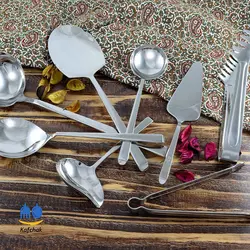 سرویس قاشق چنگال 143 پارچه SG - مدل bavaria - استیل براق