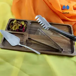 سرویس قاشق چنگال 143 پارچه SG - مدل فلاور- استیل براق