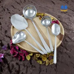 سرویس قاشق چنگال ۱۵۵ پارچه Kind - مدل کلاسیک اس - استیل مات و براق