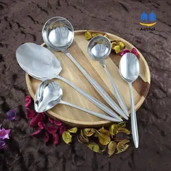 سرویس قاشق چنگال ۱۶۰ پارچه Bergamo - مدل اسکار - استیل مات و براق