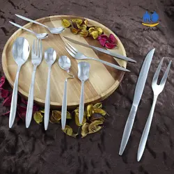 سرویس قاشق چنگال ۱۵۵ پارچه Kind - مدل سالسا - استیل مات و براق