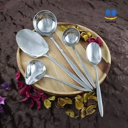 سرویس قاشق چنگال ۱۵۵ پارچه Kind - مدل سالسا - استیل مات و براق