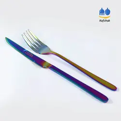 کارد و چنگال میوه خوری Vitara - مدل دونا - هفت رنگ