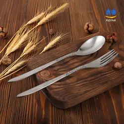 قاشق و چنگال رولنزا - مدل 33 - استیل براق