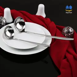 سرویس قاشق چنگال لوکا - مدل ماینز - استیل براق