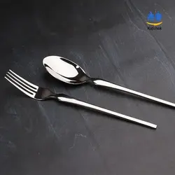 قاشق و چنگال برند SG - مدل سیتی - استیل براق