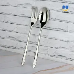 قاشق و چنگال برند SG - مدل کوبورگ - استیل براق