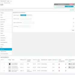 ماژول Bulk / Mass editing products 2.0.18 - تغییر محصولات و ترکیبات بصورت عمده در پرستاشاپ