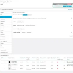 ماژول Bulk / Mass editing products 2.0.18 - تغییر محصولات و ترکیبات بصورت عمده در پرستاشاپ