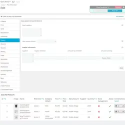 ماژول Bulk / Mass editing products 2.0.18 - تغییر محصولات و ترکیبات بصورت عمده در پرستاشاپ