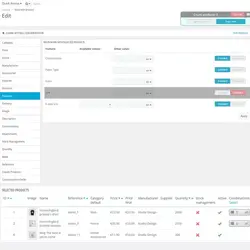 ماژول Bulk / Mass editing products 2.0.18 - تغییر محصولات و ترکیبات بصورت عمده در پرستاشاپ