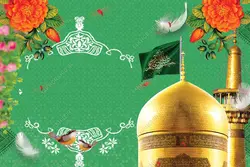 طرح زمینه بنر آماده لایه باز حرم