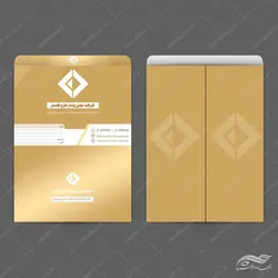 طرح پاکت نامه لایه باز شرکتی و اداری (A4)