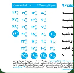 فایل تقویم دیواری لایه باز کودک psd
