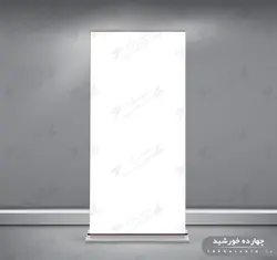 موکاب و پیش نمایش لایه باز بنر استندی یک psd