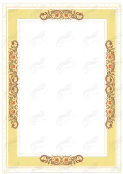 مجموعه کامل کادر و حاشیه لوح تقدیر لایه باز اسلیمی سری سوم psd