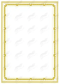 مجموعه کامل کادر و حاشیه لوح تقدیر لایه باز اسلیمی سری سوم psd