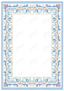 طرح لوح تقدیر و لوح سپاس لایه باز اسلیمی ۲۲ psd