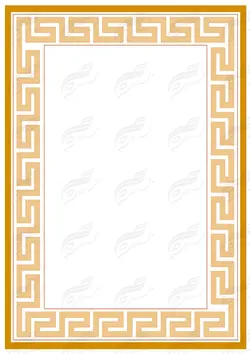 کادر و حاشیه لوح تقدیر لایه باز اسلیمی ۷ psd