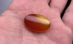 عقیق هندی ٢رنگ کمیاب کد ۲۵۹