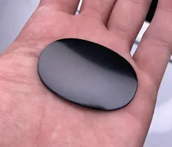 نگین عقیق مشکی تخت کد ۲۸۶