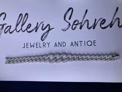 دستبندی نقره زنانه کد 363