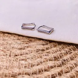 گوشواره نقره زنانه کد 455