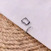 گوشواره نقره زنانه کد 455