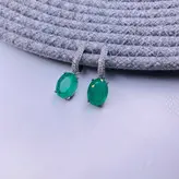گوشواره نقره زنانه کد 468
