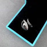 انگشتر نقره زنانه کد 337