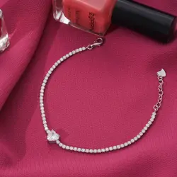 گردنبند نقره زنانه کد 503