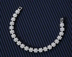 دستبندی نقره زنانه کد 487