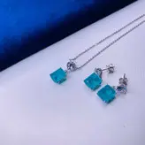نیم ست نقره زنانه کد 472