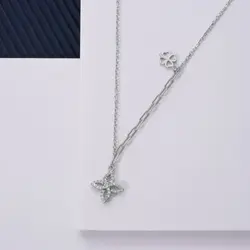 گردنبند نقره زنانه کد 518