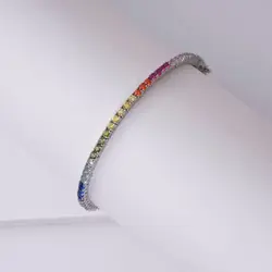 دستبندی نقره زنانه کد 498