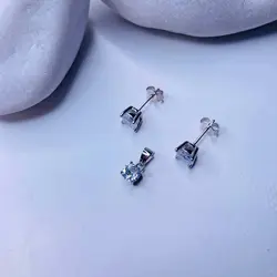 گوشواره نقره زنانه کد 441