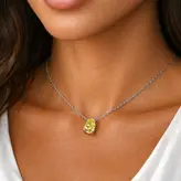 گردنبند نقره زنانه کد 465