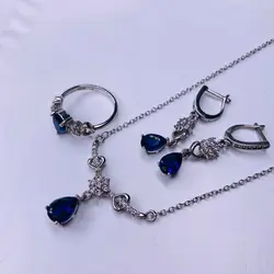 نیم ست نقره زنانه کد 426