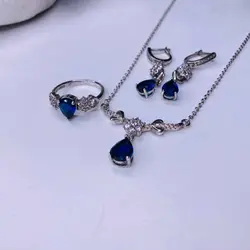 نیم ست نقره زنانه کد 423