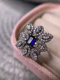 انگشتر نقره زنانه کد 377