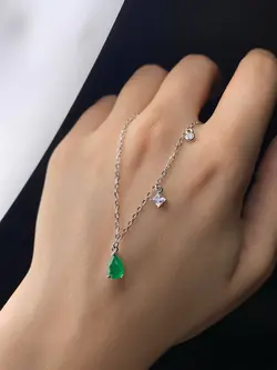 گردنبند نقره زنانه کد 681