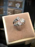 انگشتر نقره زنانه کد 825