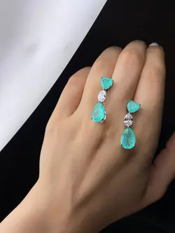گوشواره نقره زنانه کد 804