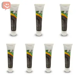 خمیردندان گیاهی ذغالی هیوا بسته 7 عددی