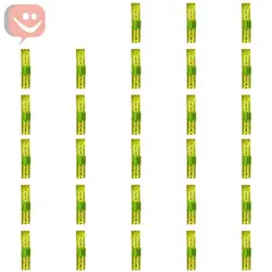 متر خیاطی به طول 150 سانتی متر رنگ سبزبسته ۲۸عددی