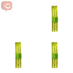 متر خیاطی به طول 150 سانتی متر رنگ سبزبسته ۳عددی